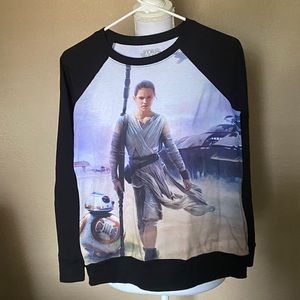 Disney Star Wars womens XS long sleeve shirt